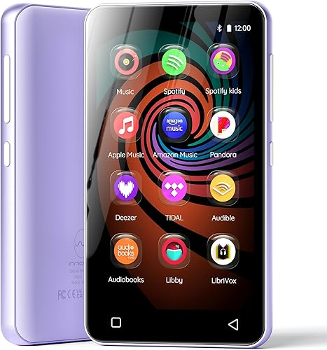 Miniatura 9 de Reproductor de MP3 de 160 GB con Bluetooth y WiFi, reproductor de música innioasis con Spotify, Pandora, Yaxa Music, pantalla táctil de 4 Negro