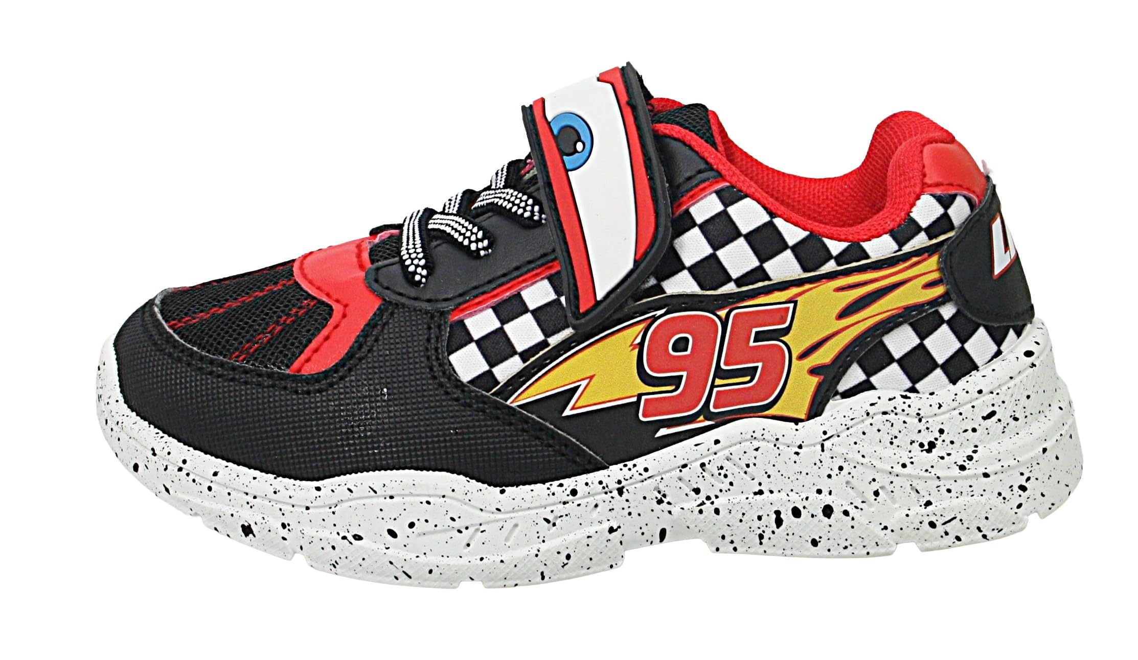 Disney Cars Lightning McQueen chłopięce buty sportowe dla dzieci, buty wyścigowe, łatwe zapięcie, buty sportowe dla dzieci