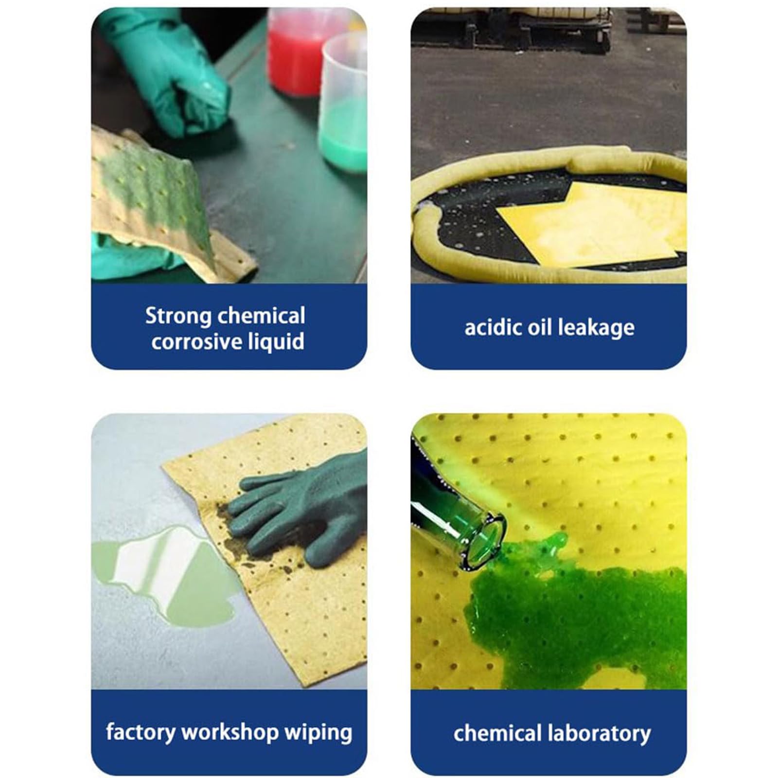 Universal-Saugmatte, Öl Saugpads, Öl Pflege Mattenrolle, Teppichrolle Für Industriewerkstätten, Für Öl/Wasser/Chemikalien, Wiederverwendbar