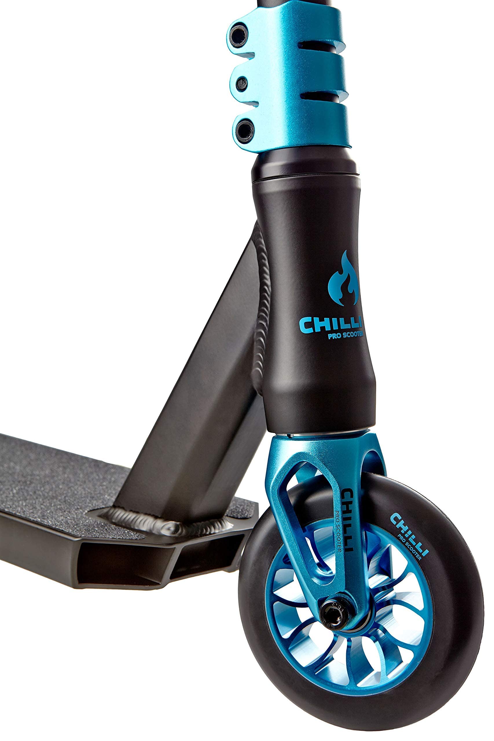 Chilli - Monopattino Pro Scooter Reaper Stunt Scooter, 110 mm, con manopole Odi e adesivo F26