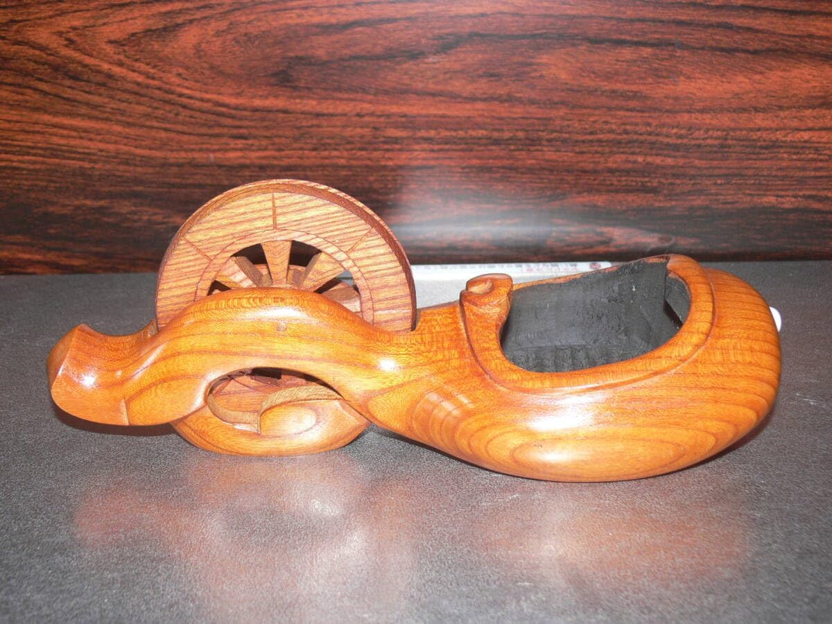 欅製 スミツボ 墨壷 墨壺 銘有り 240mm（建築大工 鑿 鉋 墨付 刻み