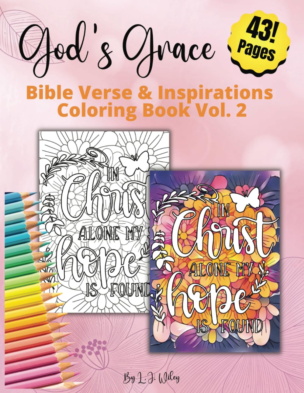 God's Grace Bible Verse & Inspirations Coloring Book (God's Grace Christian Coloring Book)