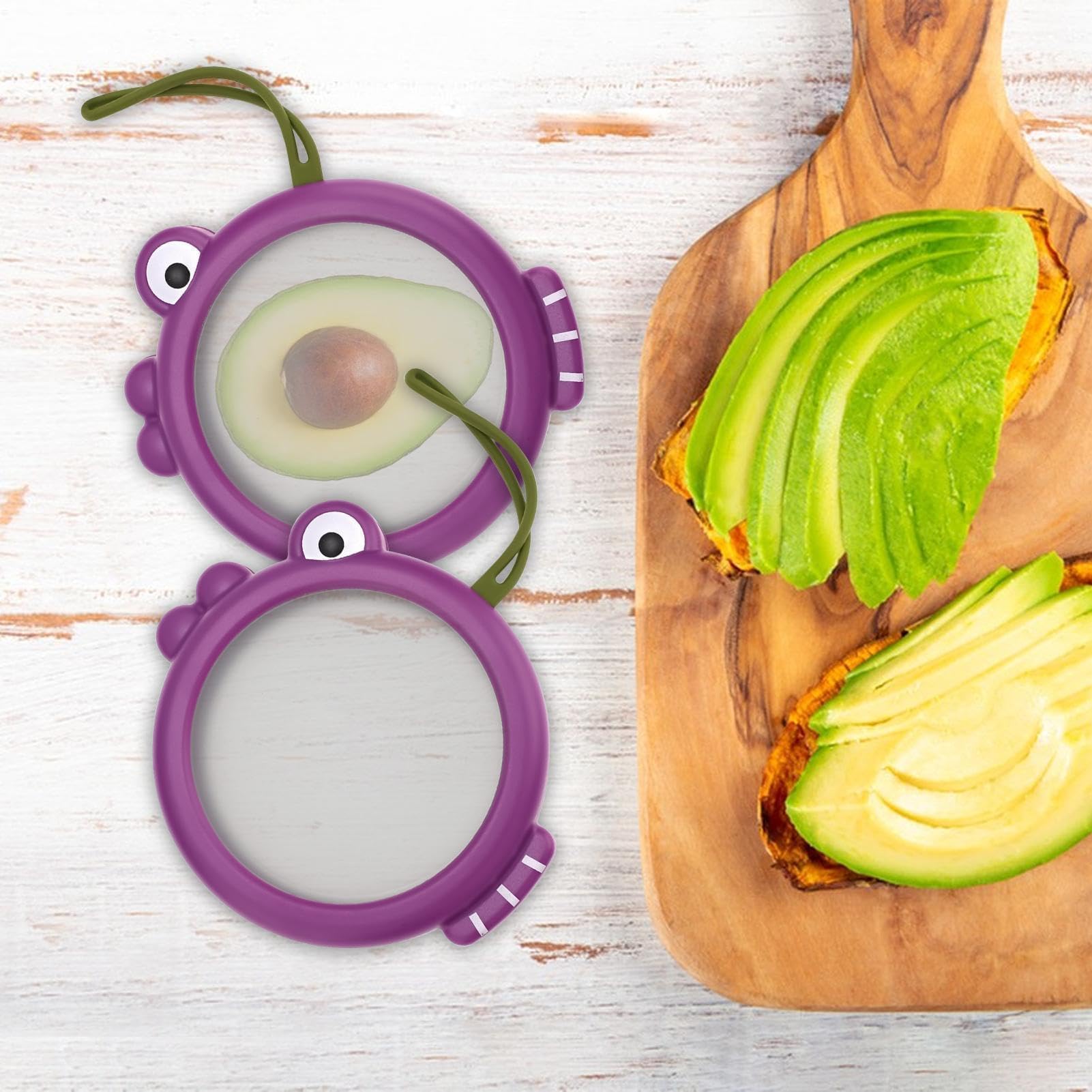 Contenitore per avanzi – salvavita ermetico a forma di pesce per preparare pasti, frutta e formaggio, riutilizzabile per avocado e pomodori per scuola, dispensa, frigorifero, viaggi