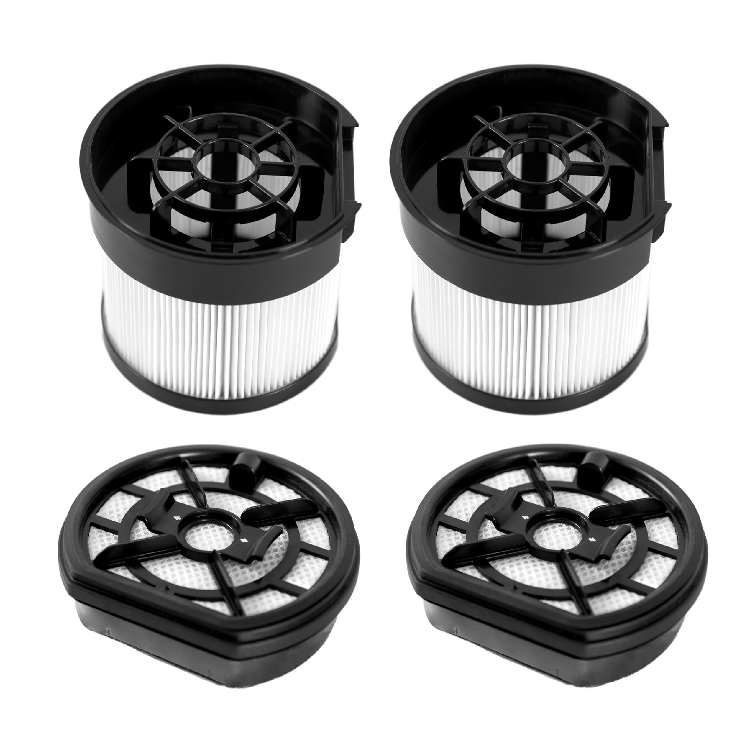 Cecotec Pack de 2 Sets de Filtros de Motor y Depósito para Aspiradora Escoba Conga Rockstar 12500 Stellar. Accesorios para Aspiradora Escoba - Vertical, Incluye 2 Filtros Motor y 2 Filtros Depósito