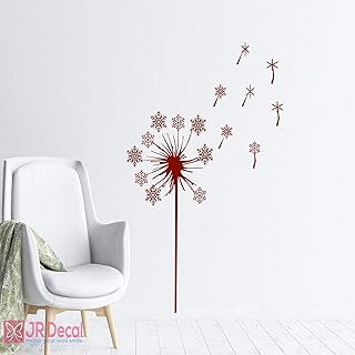 Dandelion Wall Stickers, Snowflake dandelion wall sticker, Christmas snowflake Wall stickers, Dandelion Nursery Snowflake decor, dandelion vinyl wall decals