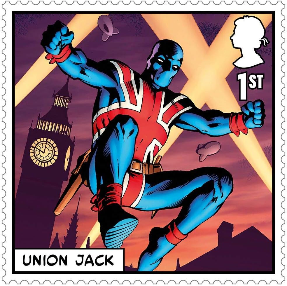 Marvel Comics Set of Ten Collectible Stamps
