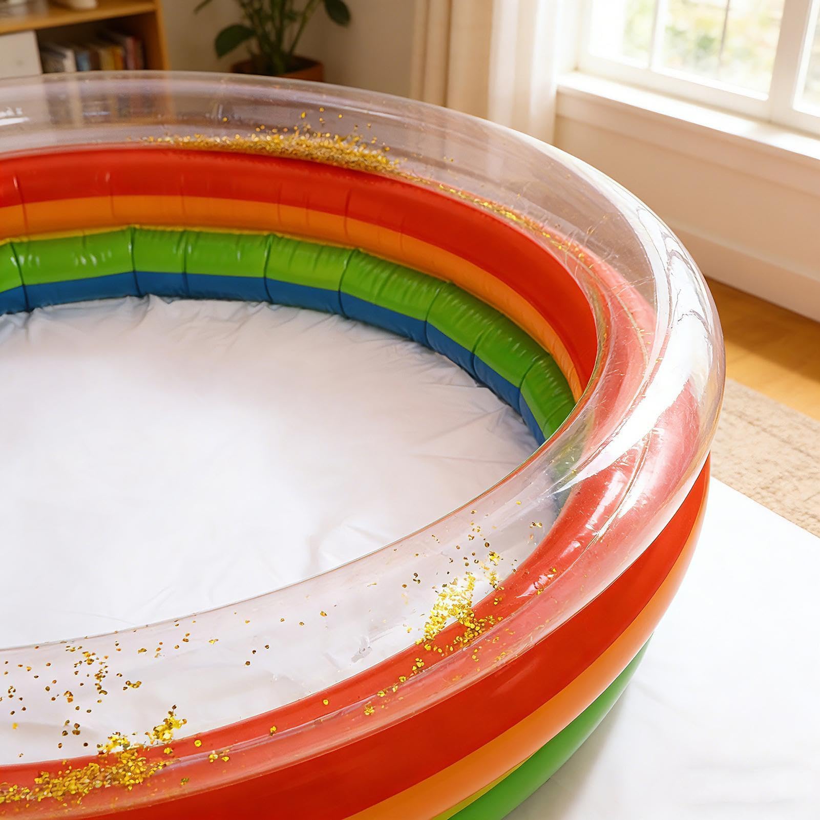 Piscine gonflable ronde pour enfants, 85 cm, légère, ronde, pour fille, jardin, terrasse, fête Piscine gonflable ronde pour enfants, 85 cm, légère, ronde, pour fille, jardin, terrasse, fête