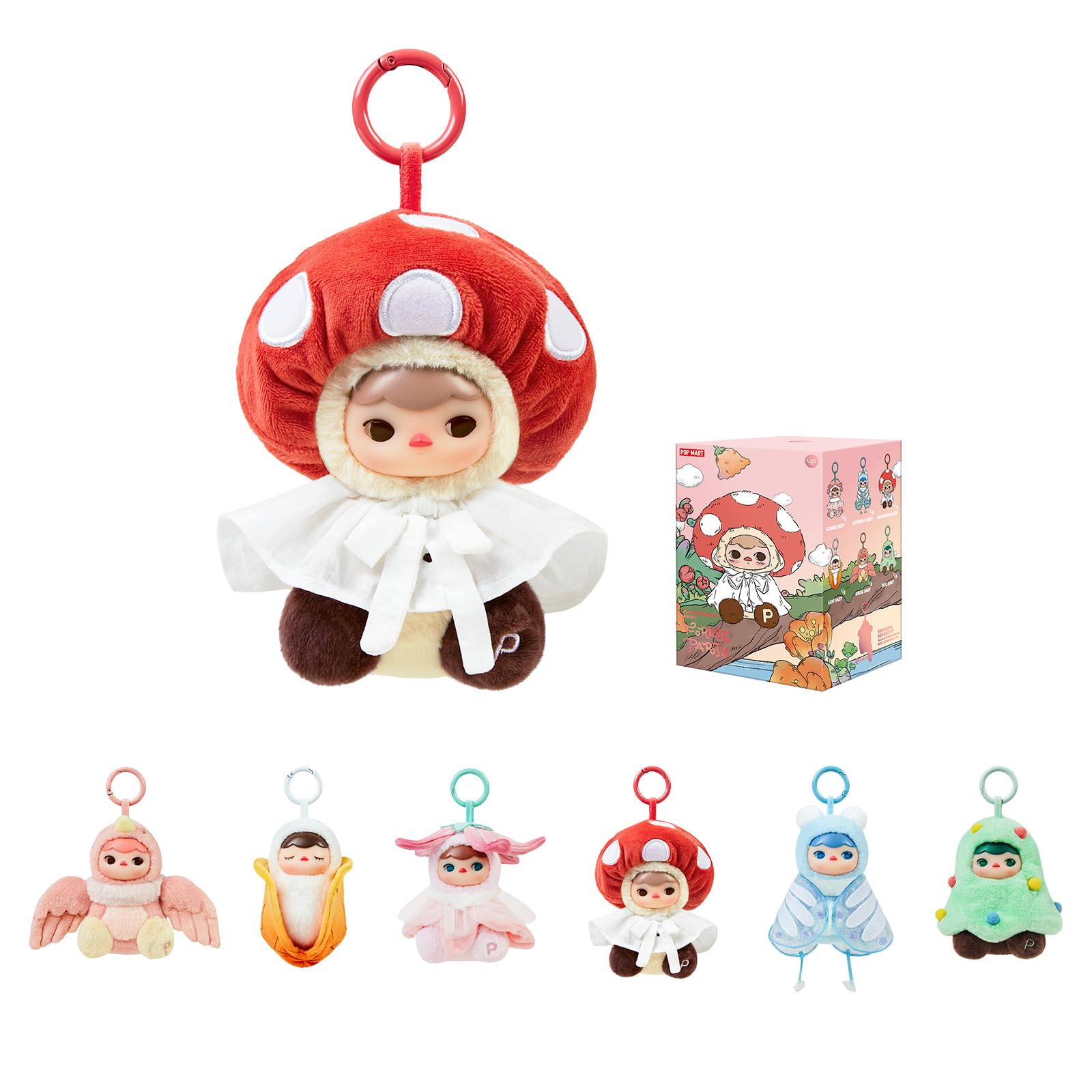 POP MART PUCKY Forest Party Vinyl Plush Pendant Blind Box Figures, Random Design Toys for Modern Home Decor, Collectible Toy Set for Desk Accessories, 1PC
