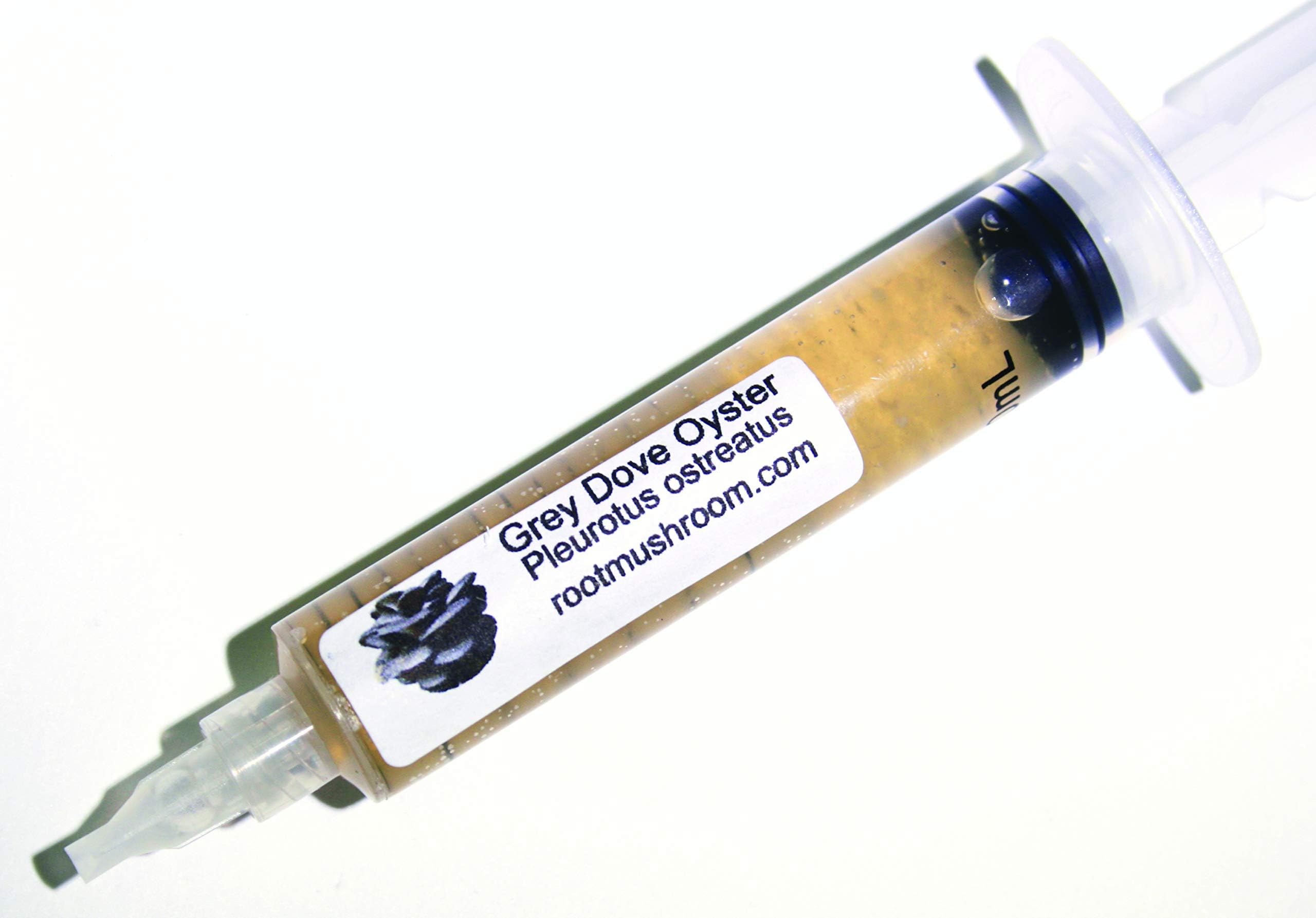 Root Mushroom Farm- Mushroom Liquid Cultures/Grey Dove Oyster(Pleurotus Ostreatus)