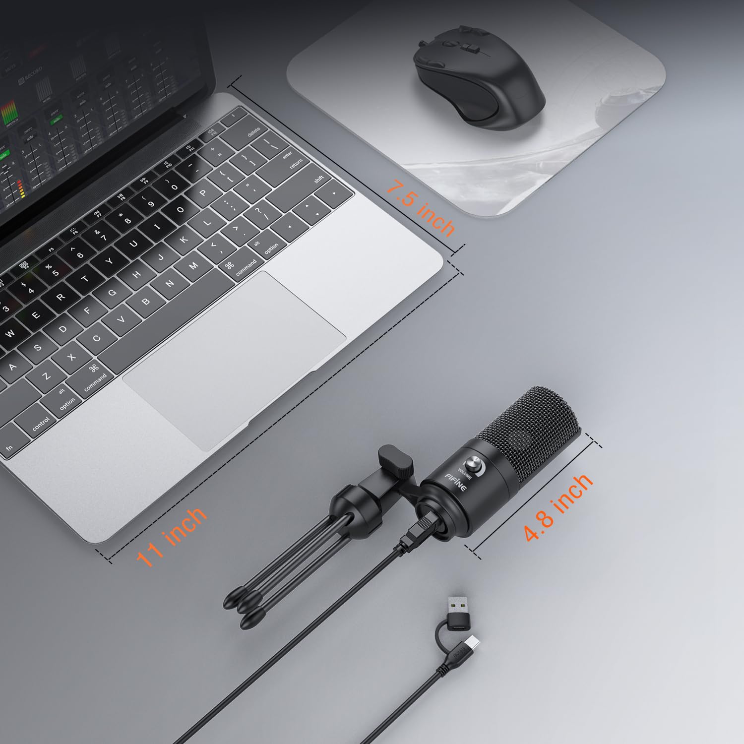 FIFINE K669B USB Microphone - Record Vocals & Streams -9 FIFINE K669B USB Microphone - Record Vocals & Streams -9