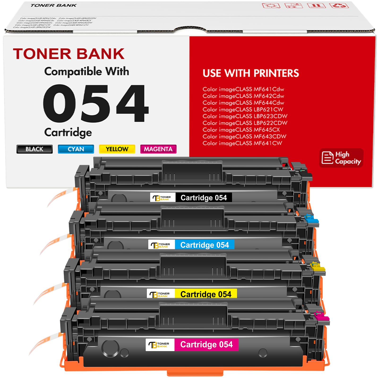 Amazon.com: 054 Toner Cartridge Set 054H MF644Cdw MF642Cdw