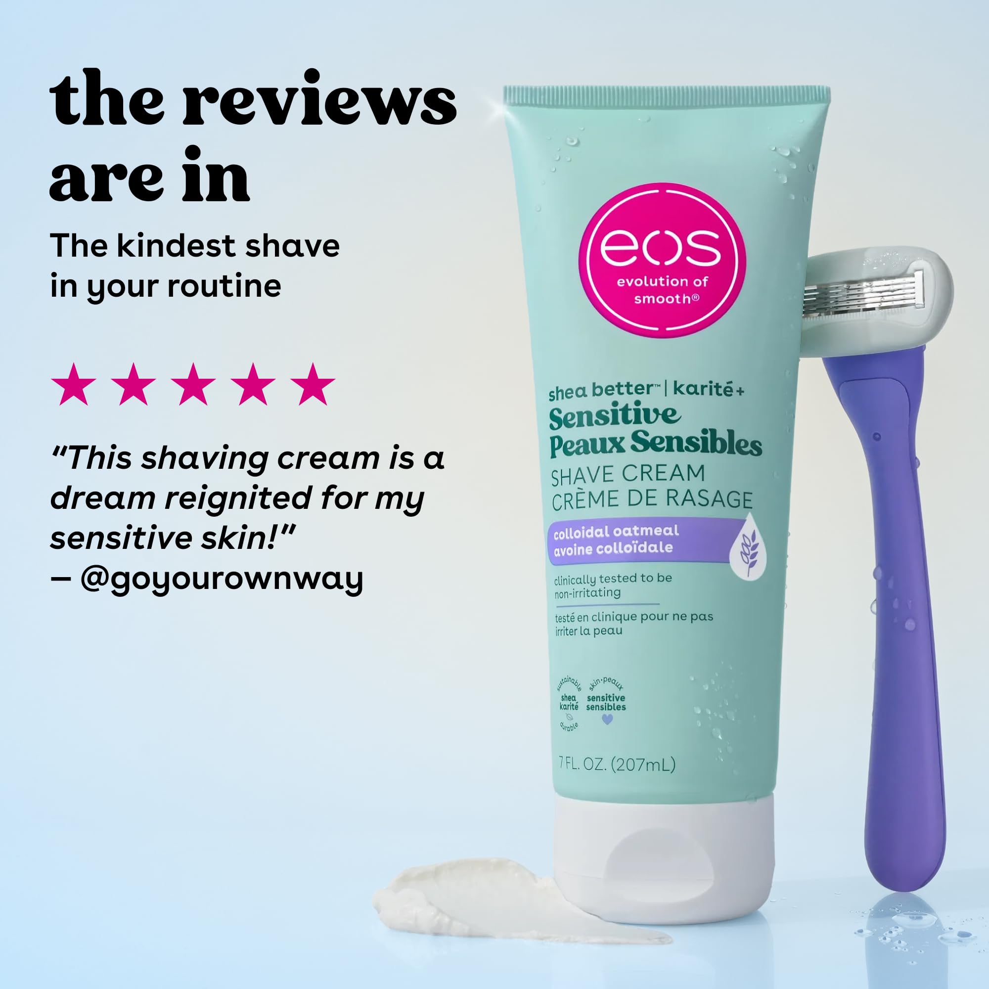 eos Sensitive Skin Shave Cream - Fragrance-Free -6 eos Sensitive Skin Shave Cream - Fragrance-Free -6