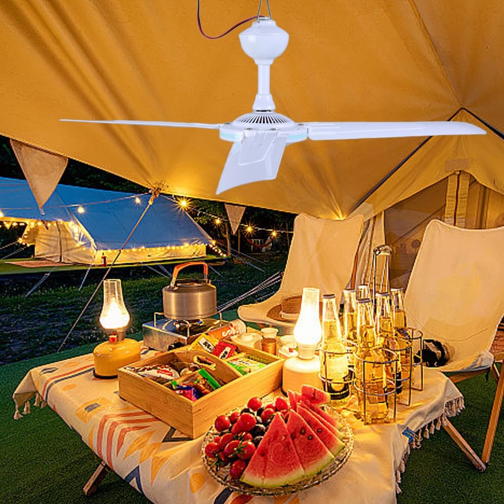 zelt hängend Kalttoy DC12V Haushalt Leise Deckenventilator Baldachin Camping Kleiderbügel Ventilator Küche, Haushalt & Wohnen 🎪🥳Unser neues Chapiteau! 😍🤩, MPFN-24647 Wähle deine Größe::14 OZ