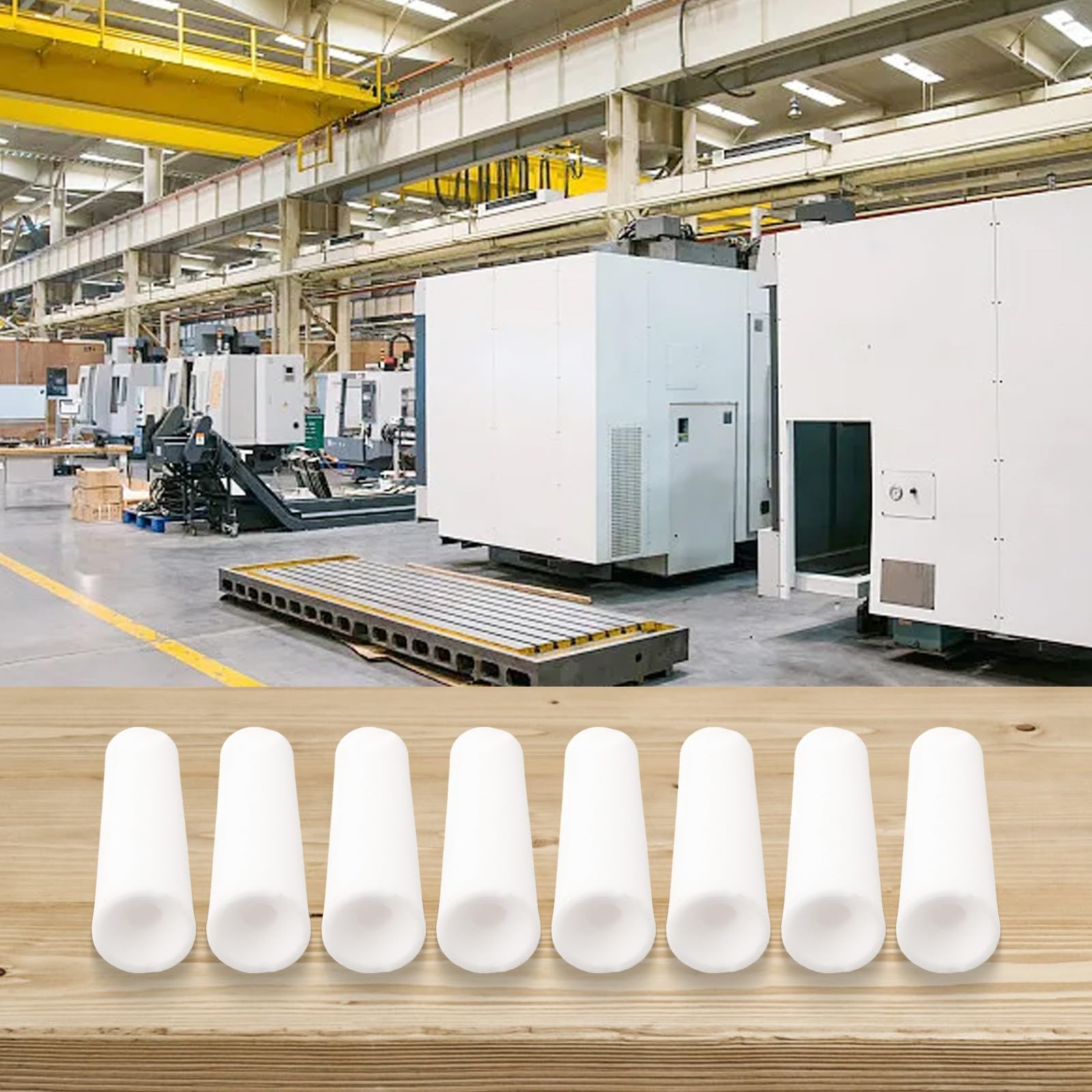 Feegow Lot de 10 buses de sablage en céramique, buse de 3,2 mm, outils de sablage pour réservoirs de sablage portables de type valve