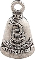 Vista 38 de Guardian Bell Good Luck Bell w/Keyring & Black Velvet Bag Motorcycle Bell Lead-Free Pewter Made in USA