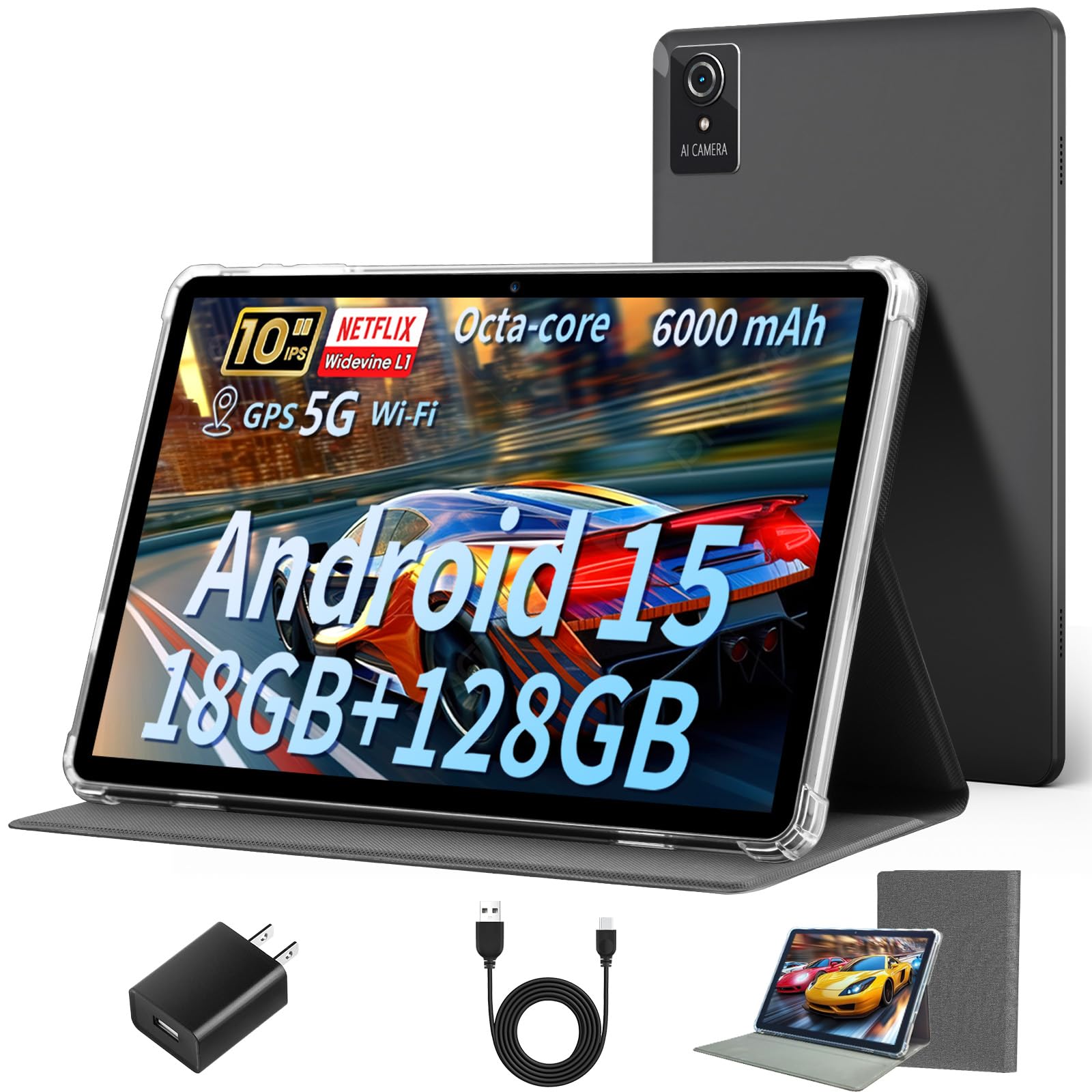 Amazon.com : Aobante Tablet 10 Inch, 2025 Android 15 Tablets, 18GB