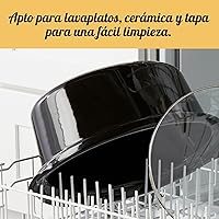 Vista 6 de Crock-Pot Olla de Cocción Lenta Programable Grande de 8 Cuartos con Ajuste de Calentamiento Automático, Acero Inoxidable Negro