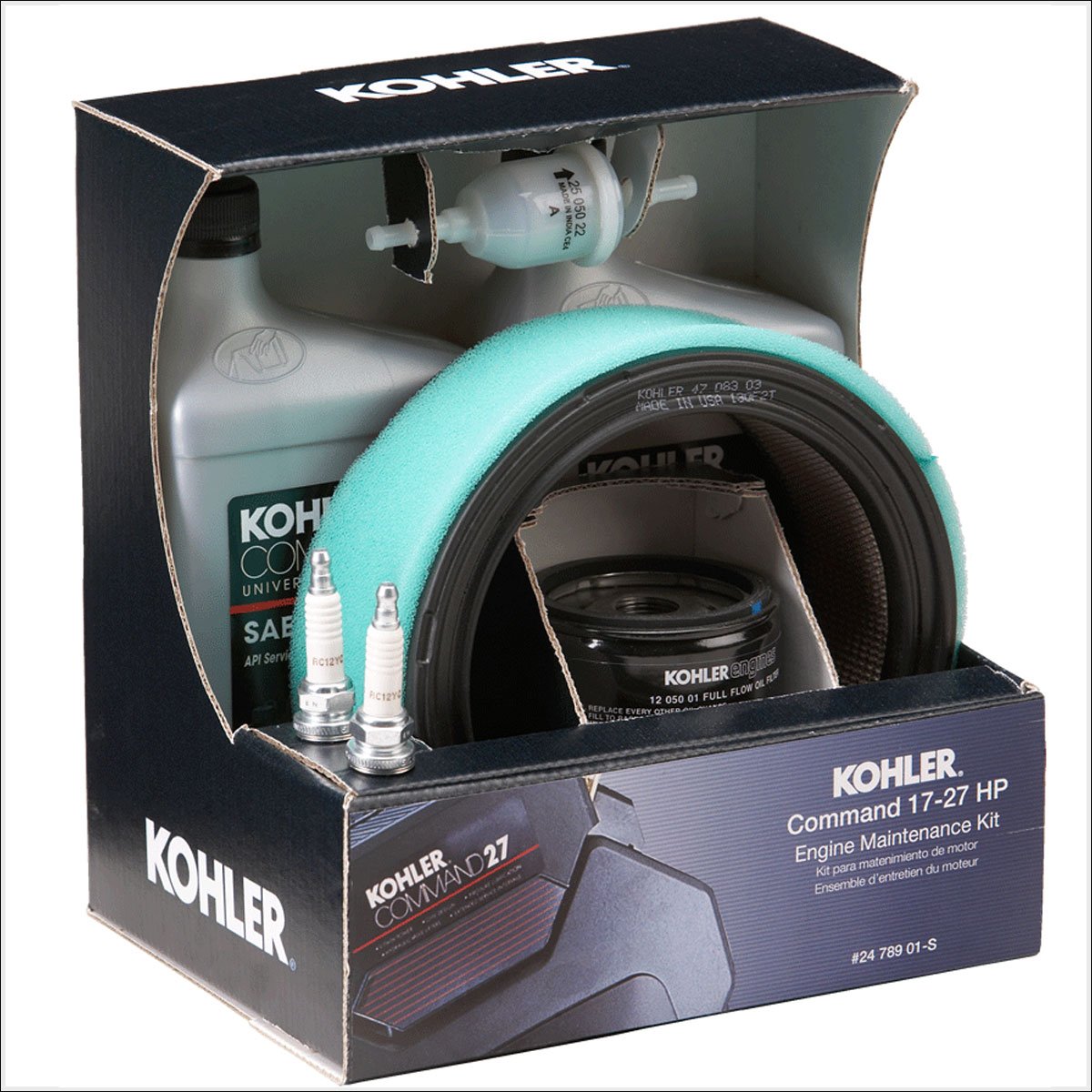 Kohler Courage 20 Tune Up Kit Tune-Up Kit For Cub Cadet 100, 122, 123 - Includes Air Filter & Breaker Points (Kohler Compatible) Kohler Air Filter For Cub Cadet 100 - Foto 11