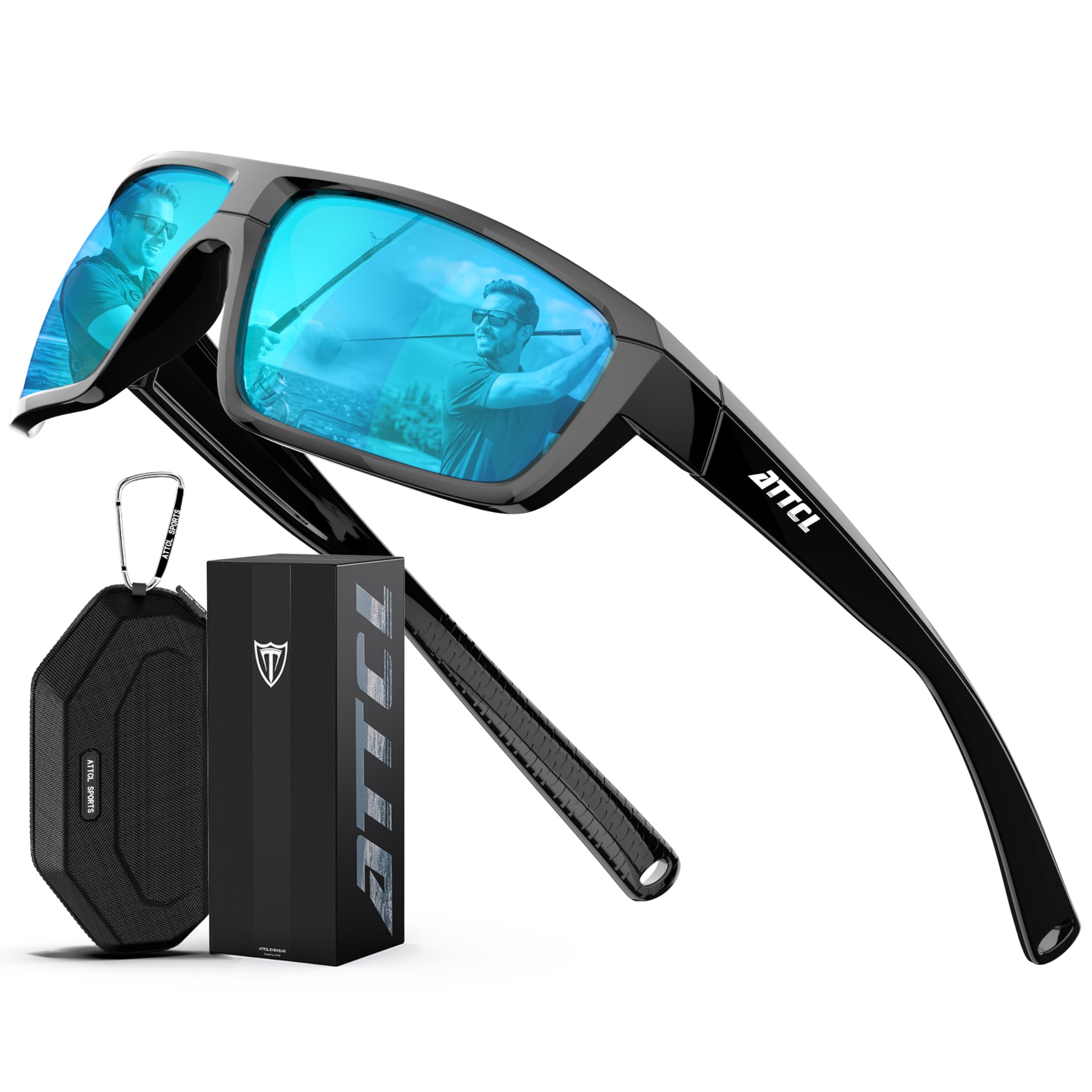 ATTCL Polarised Sunglasses Mens Womens for Fishing UV400 Protection TR90 — image 1