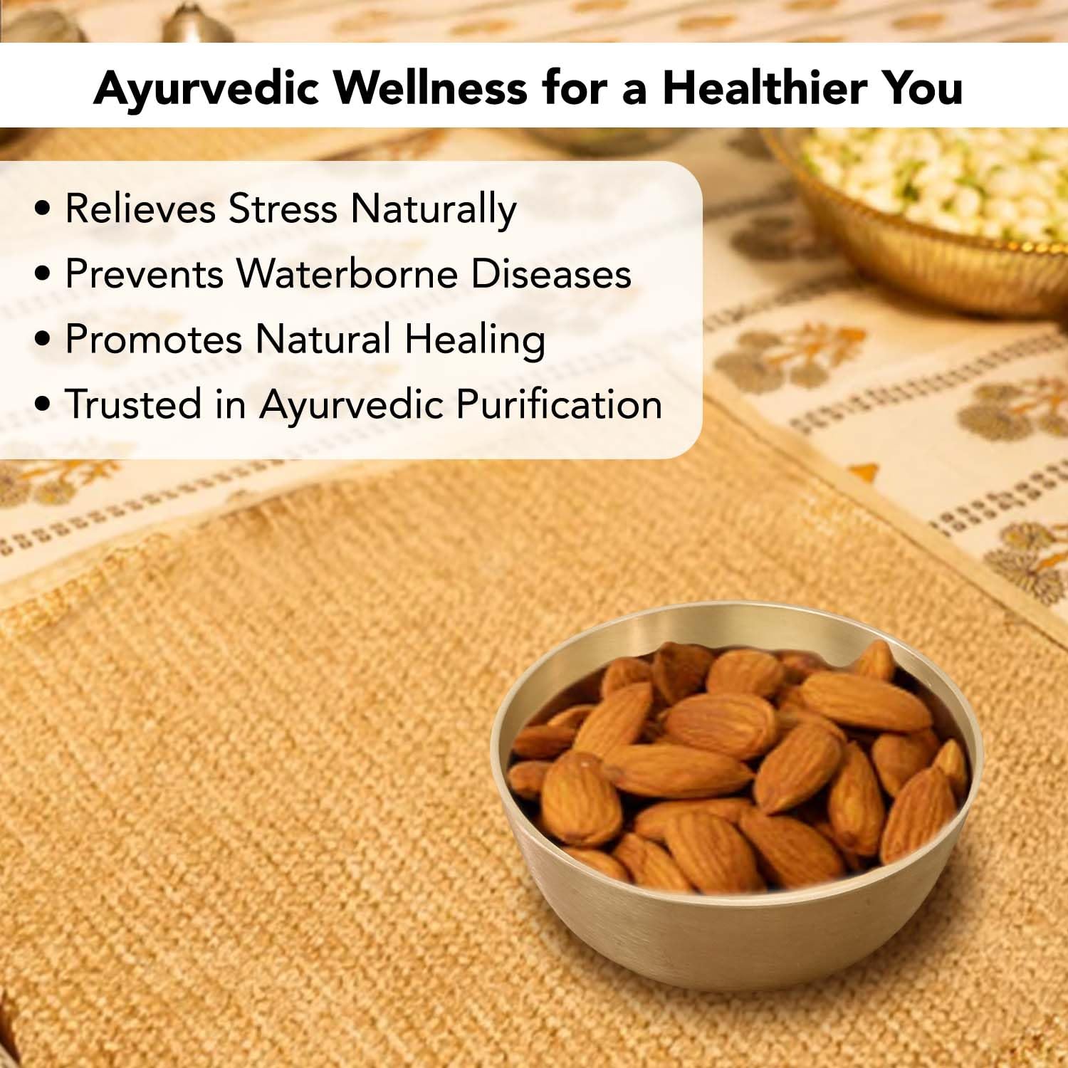 Ekhasa Kansa Bowl - Pure Bronze for Wellness -4