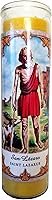 Vista 1 de Staci19 San Lázaro (San Lázara) Vela Devocional Amarilla