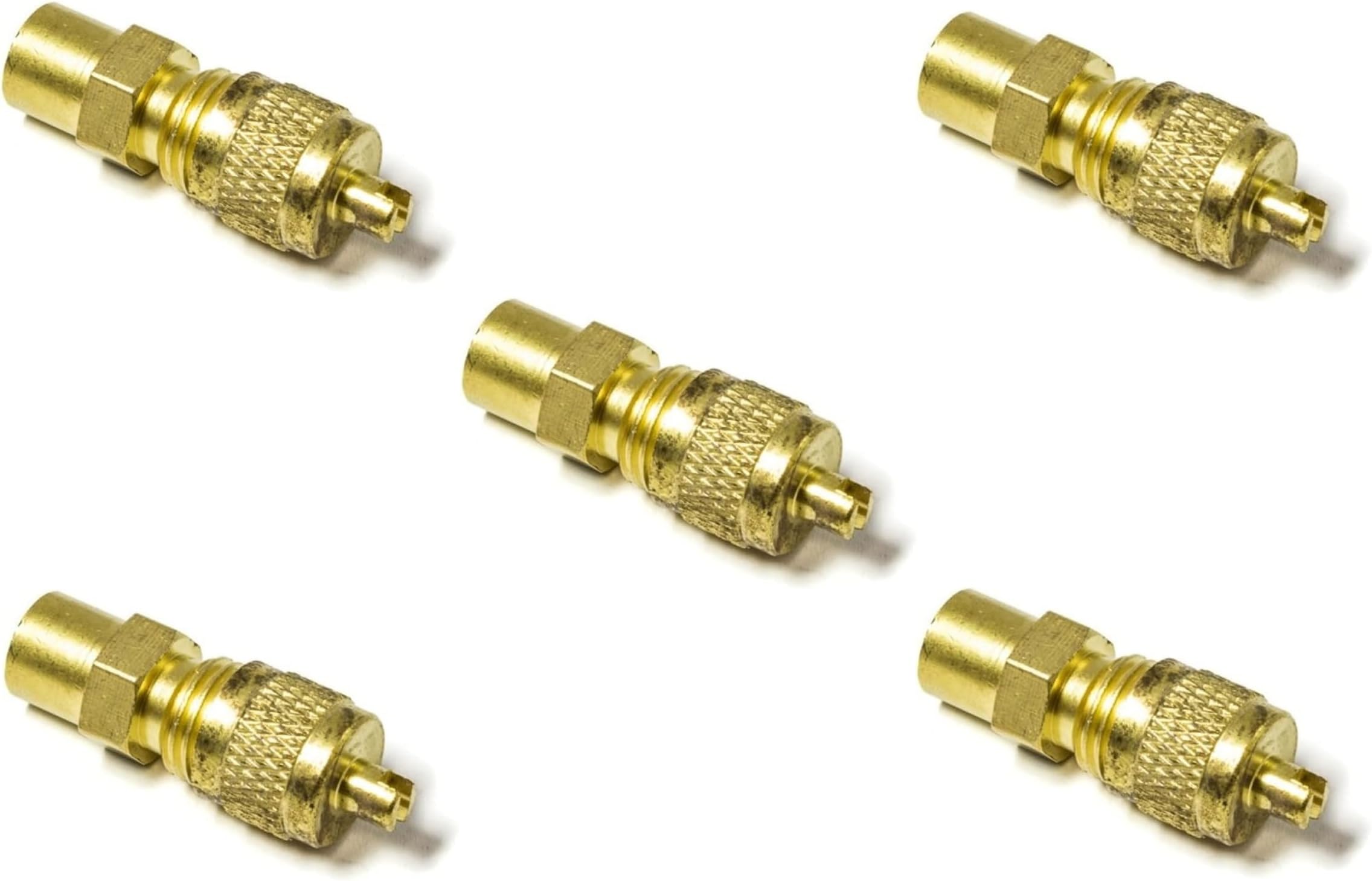 Válvula de cobre con válvula de carga para soldar de 1/4 pulgadas de diámetro de 6,25 mm para nevera con tapón