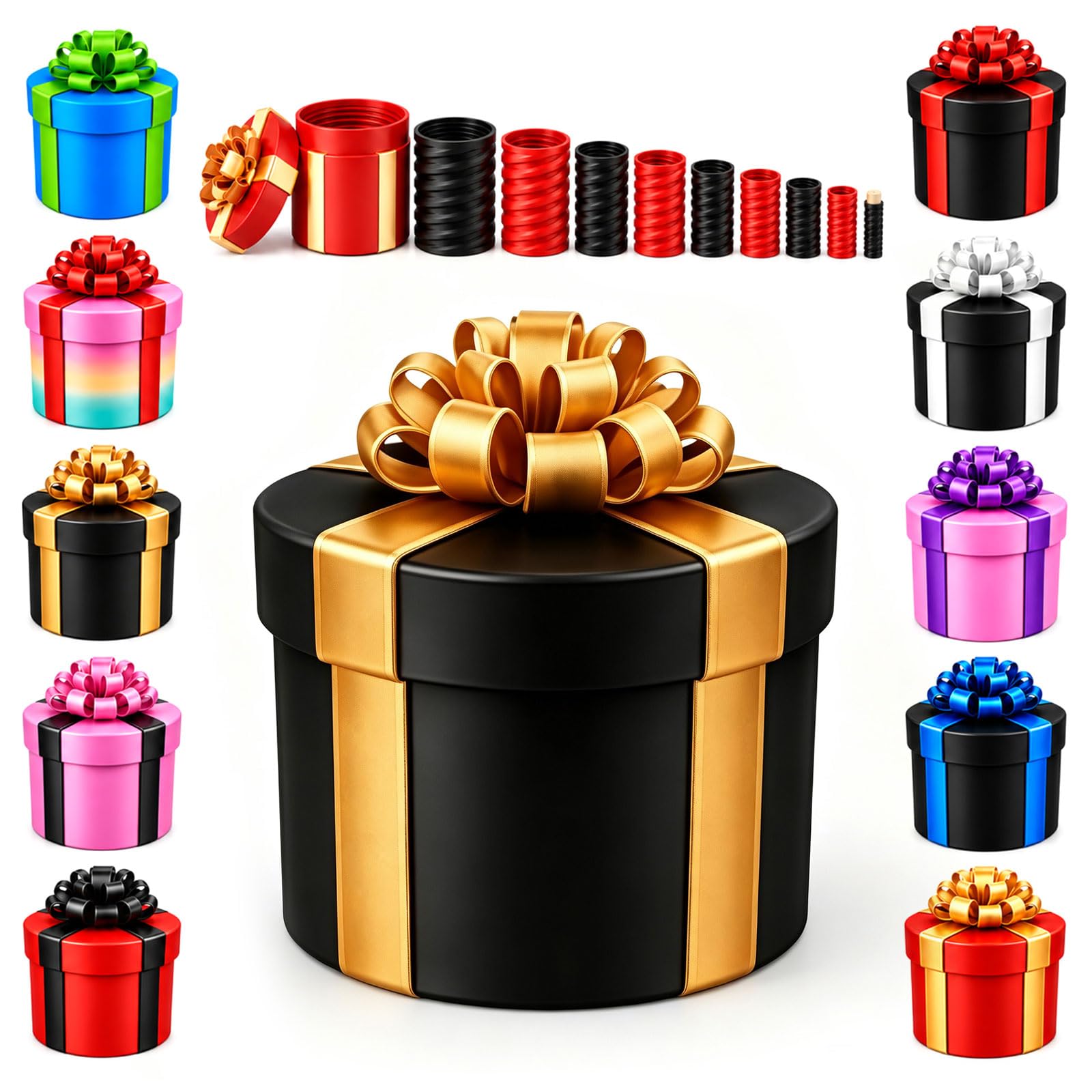 Annoying Gift Box, 10 Layer Screw Giftbox, 2027 New
