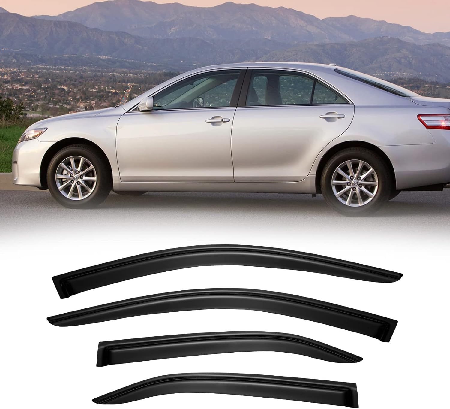 CMVT Auto Window Visors for Toyota Camry 2007 2008 2009