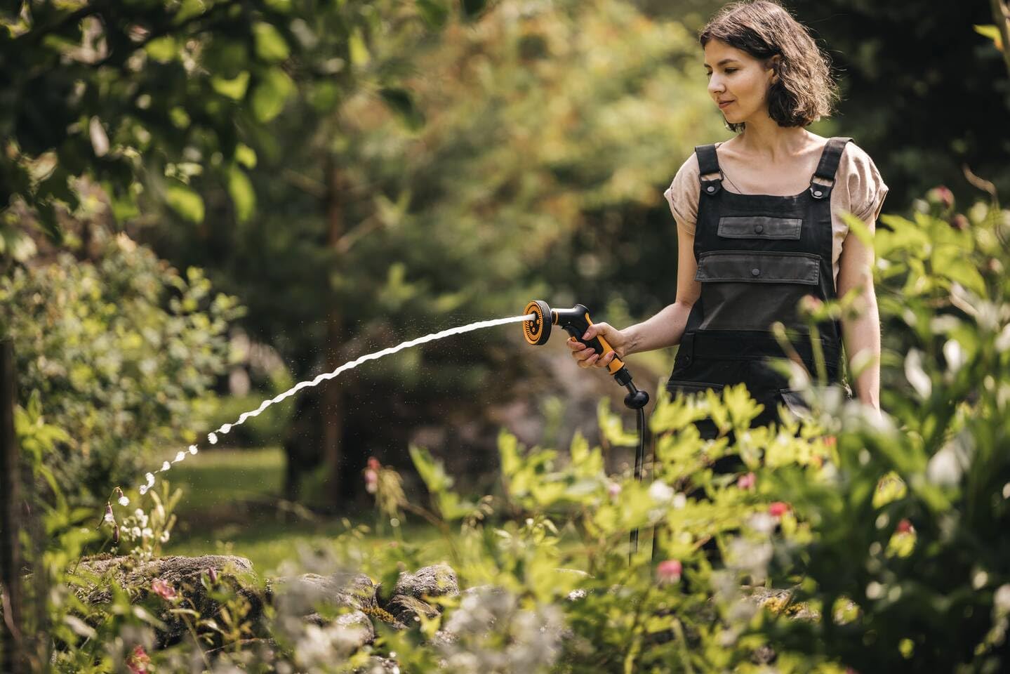 Fiskars Cf Multi Pistolet Natryskowy, Czarny/Pomarańczowy, 5 Funkcji