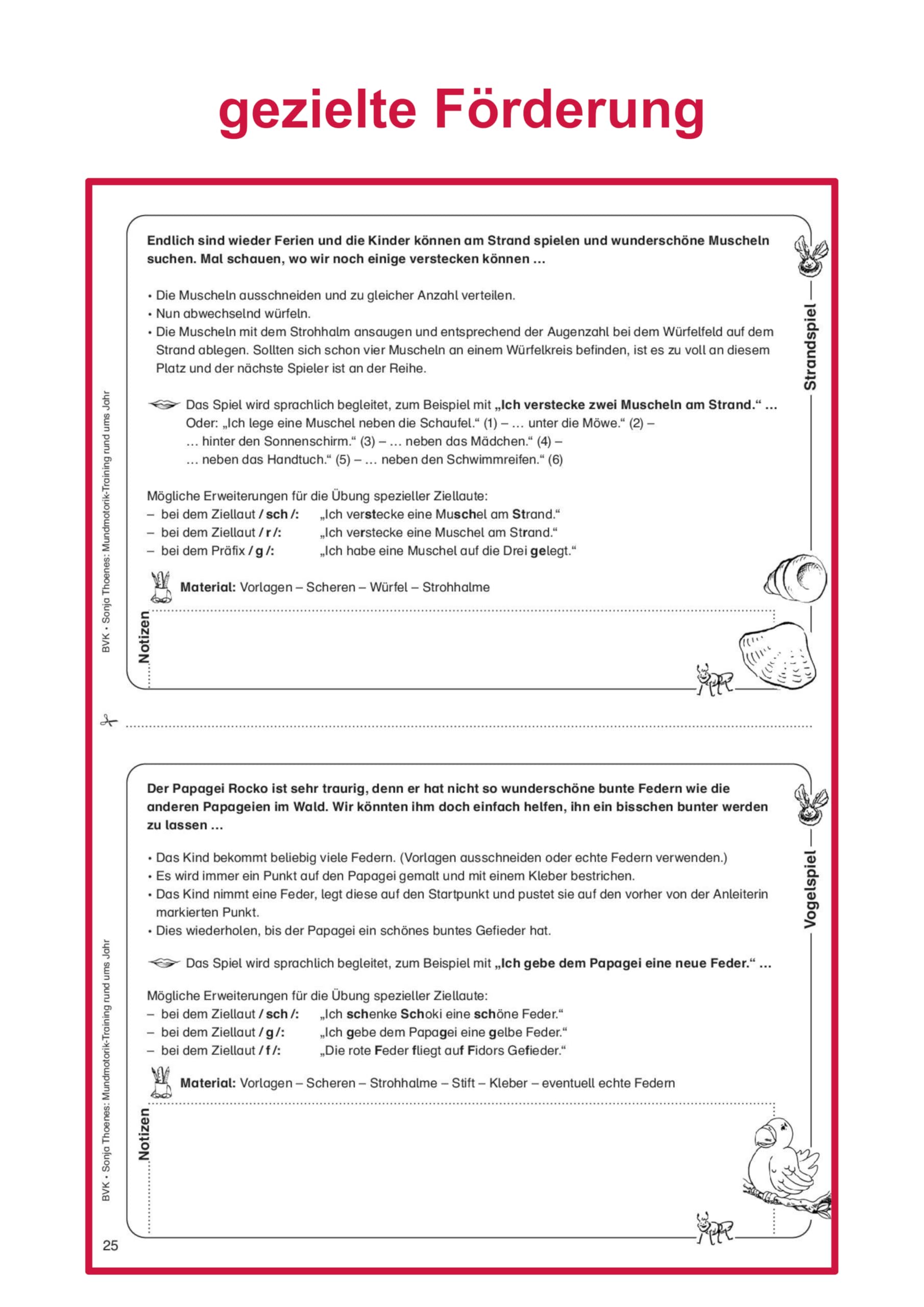 Mundmotorik-Training rund ums Jahr: Materialsammlung. Puste- und Ansaugübungen - Lippen- und Zungenspiele | geeignet für Kita, Schule und Logopädie (ab 3 Jahren)