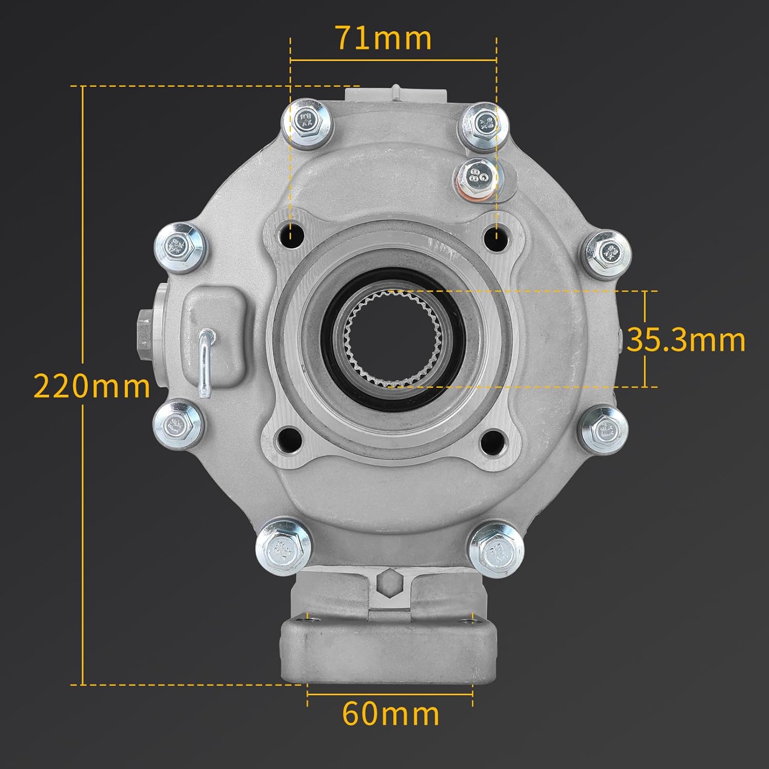 Rear Differential Assembly Fits for Honda Recon 250 1997-2001 TRX250 & 2002-2007 TRX250TM/TRX250TE ES 2x4# 41300-HM8-010 41300-HM8-000