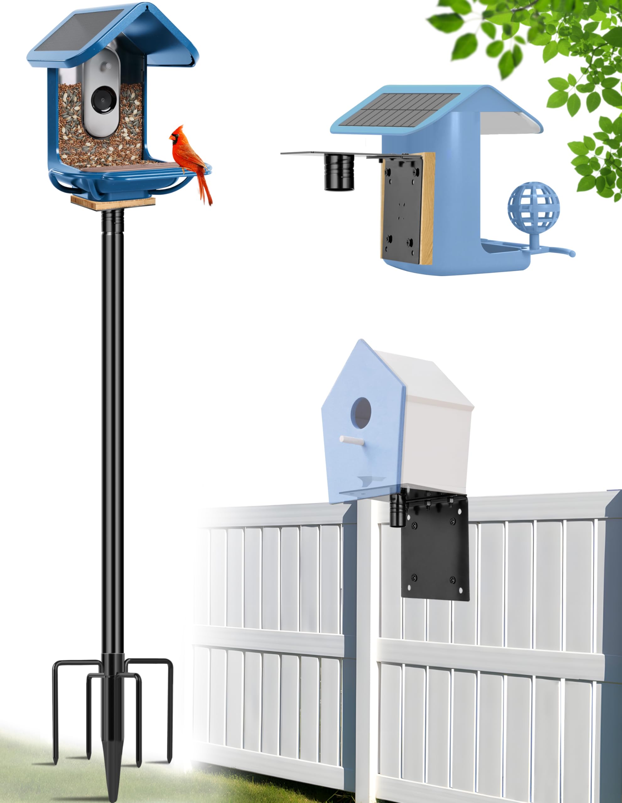 XDW-GIFTS 109 Inch Bird House Pole