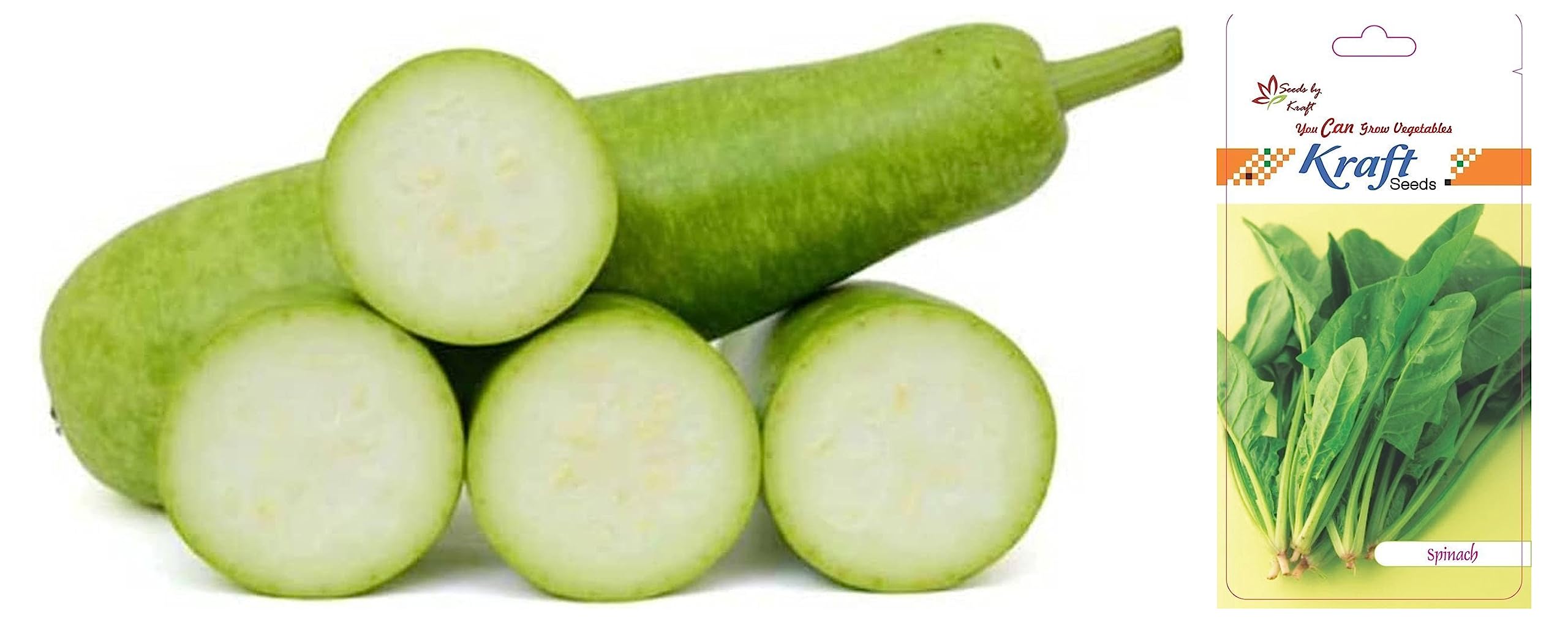Kraft Seeds by 10CLUB! Summer Vegetable Seeds @ Bottle Gourd F-1 Hybrid – 4gm to grow in Your Home & kitchen garden on this summer (B082L2P41T) Amazon Price History, Amazon Price Tracker