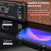 Vista 2 de ADDIT Funda para Pixel 8, funda para teléfono Google Pixel 8 con soporte de anillo magnético de soporte, grado militar a prueba de golpes, funda