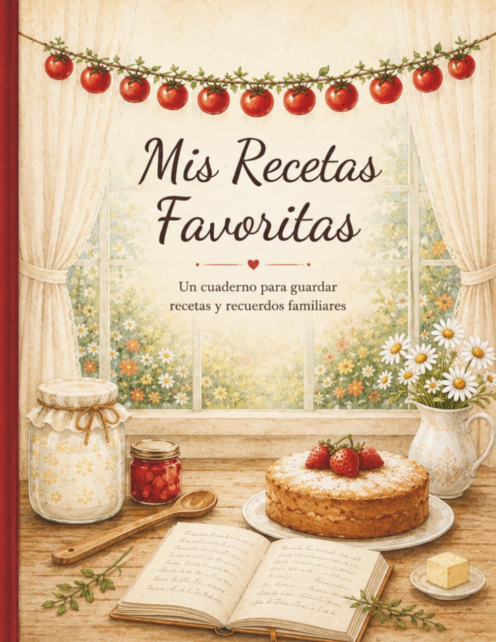 Mis Recetas Favoritas: Un cuaderno para guardar recetas y recuerdos familiares (Colección Pequeños Momentos)