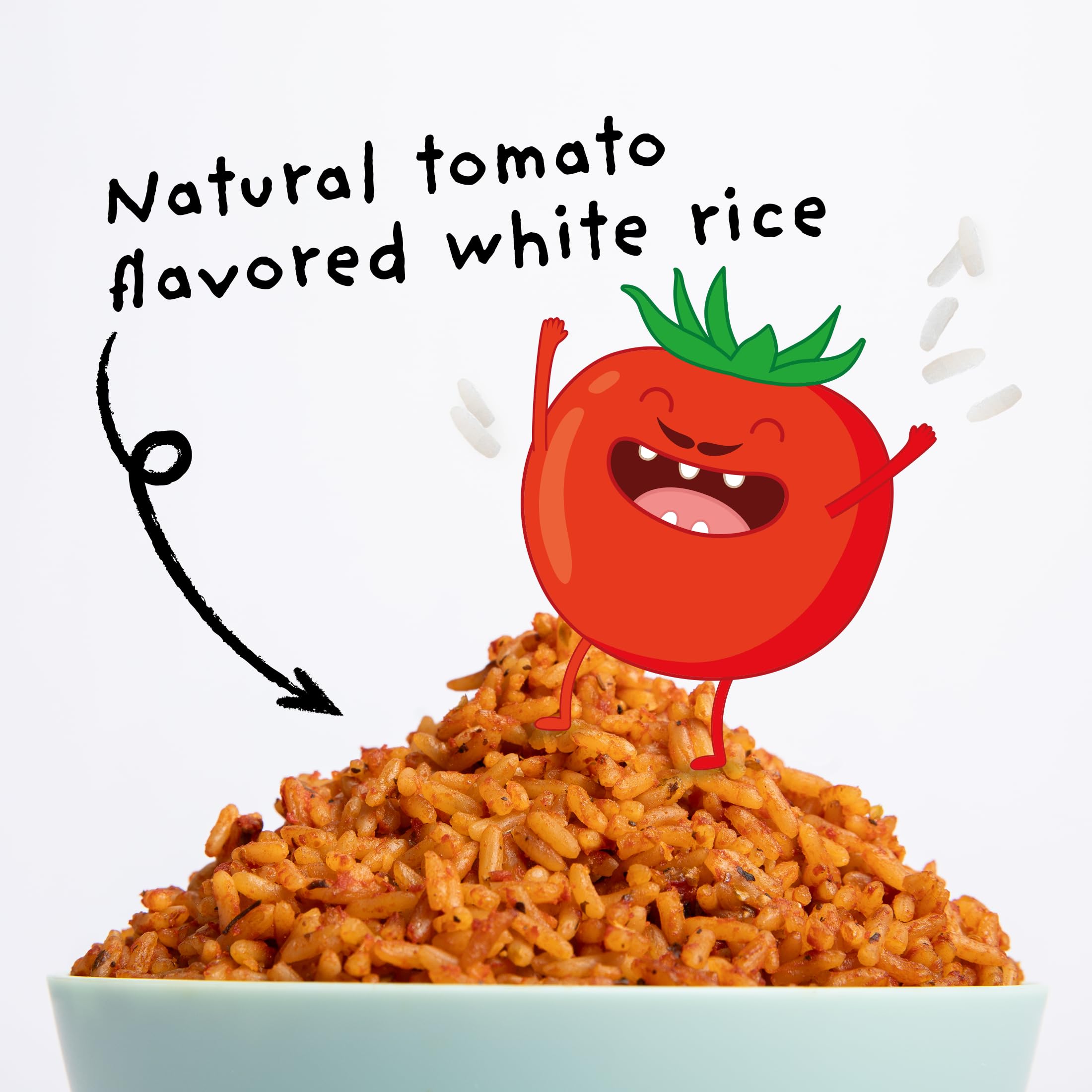 4Sisters Tony Tomato Rice, 90 Second Ready to Eat (8.5 oz (Pack of 6))