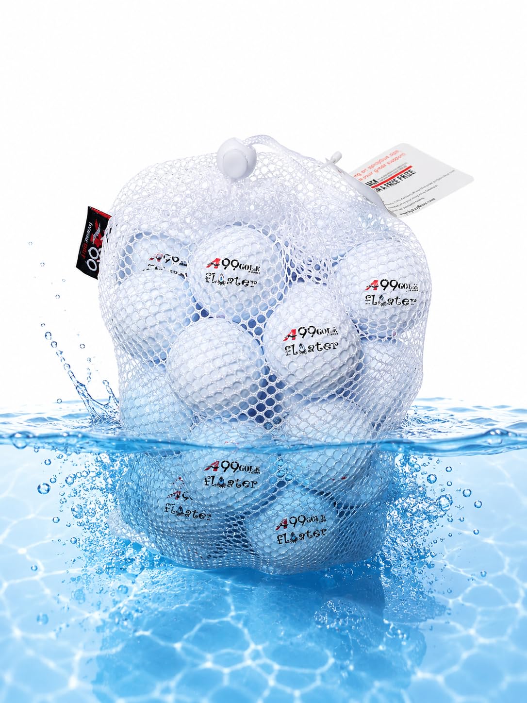 100 Stück Golf Floater Bälle Floating Ansatztrainer (mit Logo)