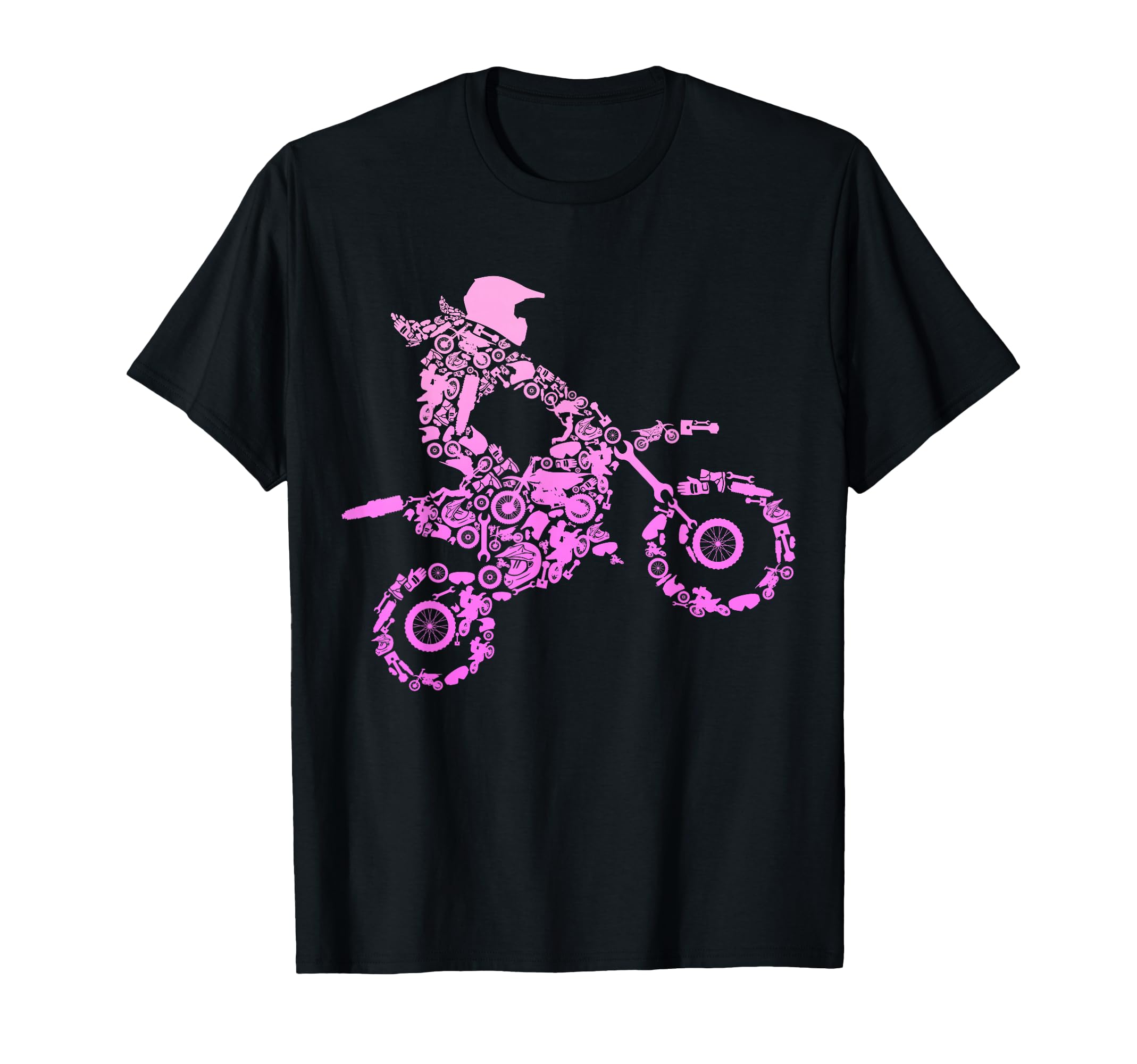 Motocross Enduro Supermoto Bike Dirt Biker Girls Women T-Shirt