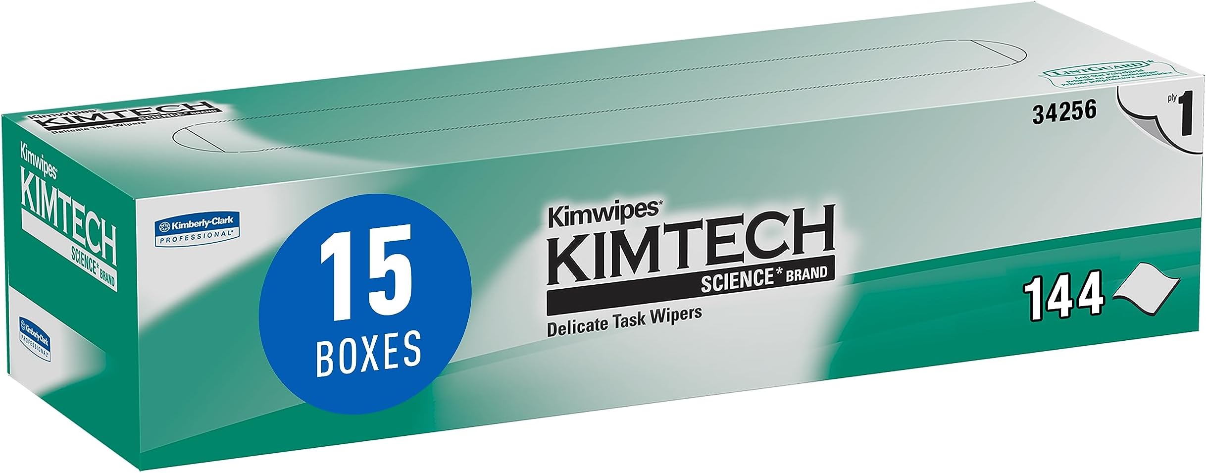 Kimtech Science Kimwipes Disposable Task Wipers 14-7/10 x 16-3/5" 34256, 2100 Ct