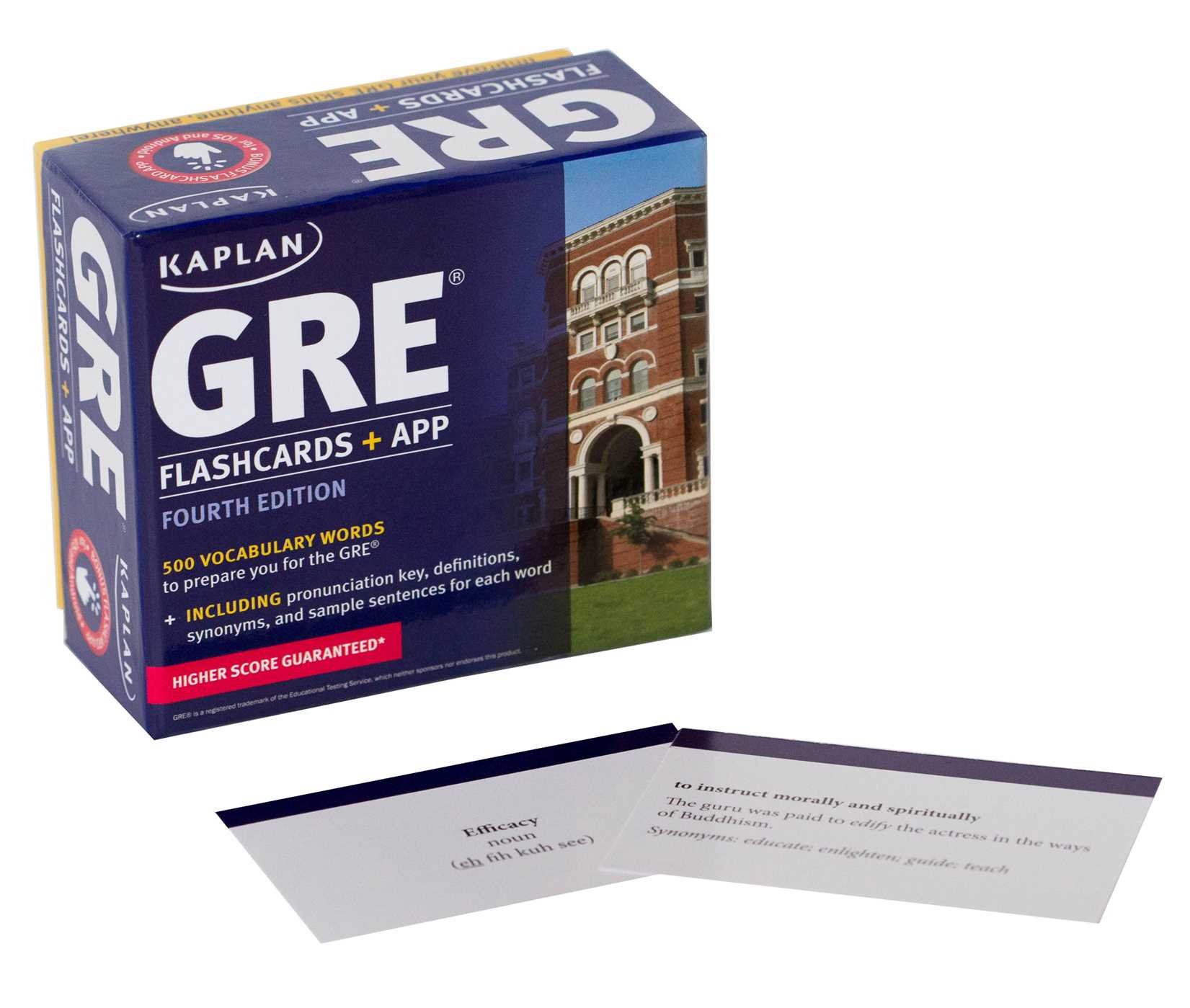 GRE Vocabulary Flashcards + App (Kaplan Test Prep)
