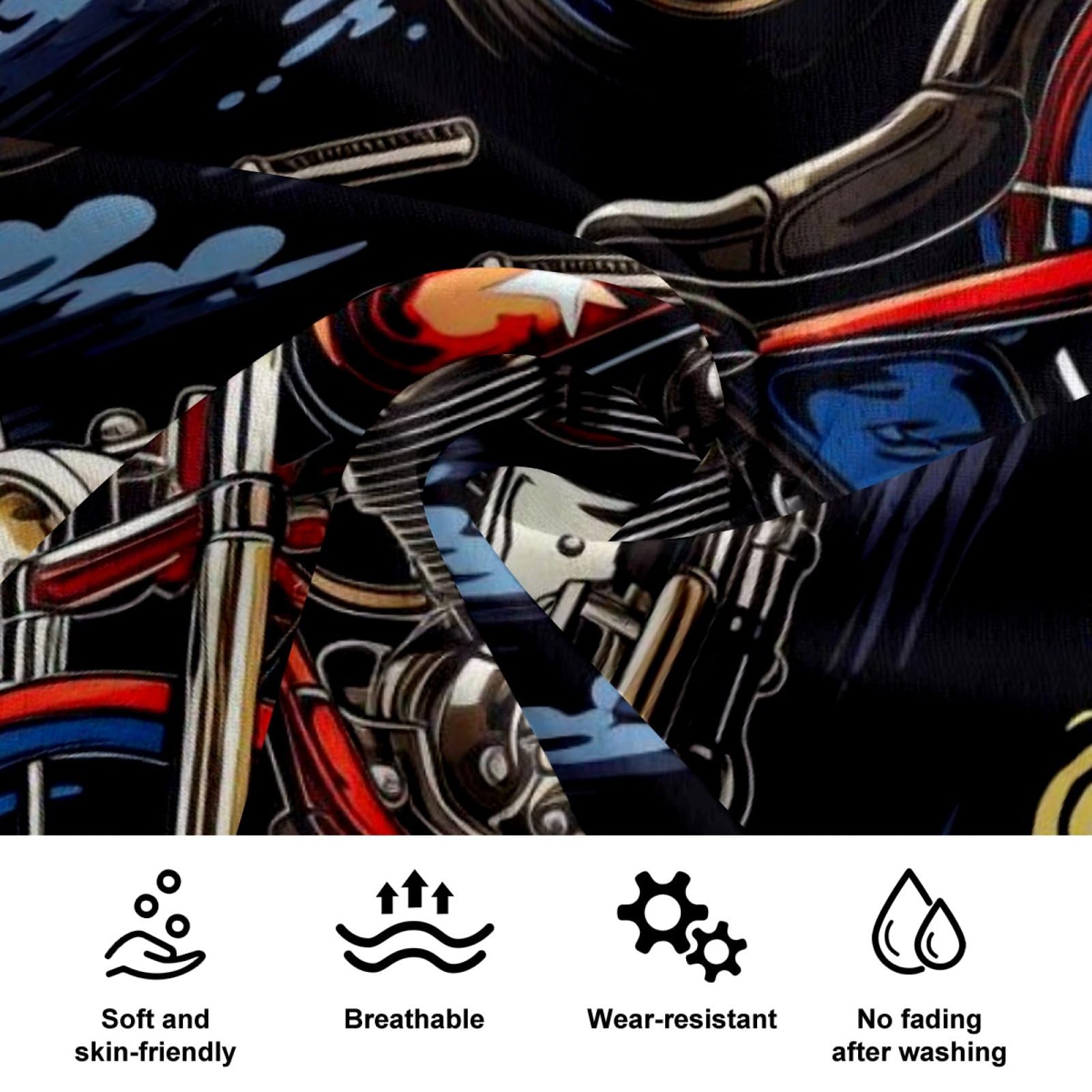 Męski strój do koszykówki z kieszeniami odzież sportowa dla mężczyzn kobiet strój drużynowy kreskówka kolorowy motocykl -5XL