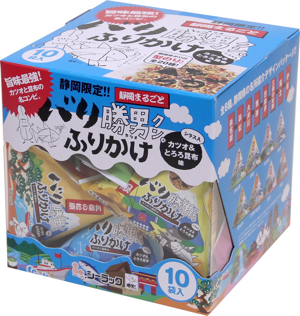 Amazon.co.jp: テトラ型で可愛い 静岡まるごとバリ勝男クン。ふりかけ