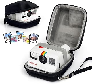 CAIYOULE Camera Case for Polaroid Go/Go Gen 2 Instant Film Camera, Travel Protective Hard Shell Camera Sling Bag with 5 Go Refrigerator Magnetic Picture Frames, Handle Strap, Black (No Camera)