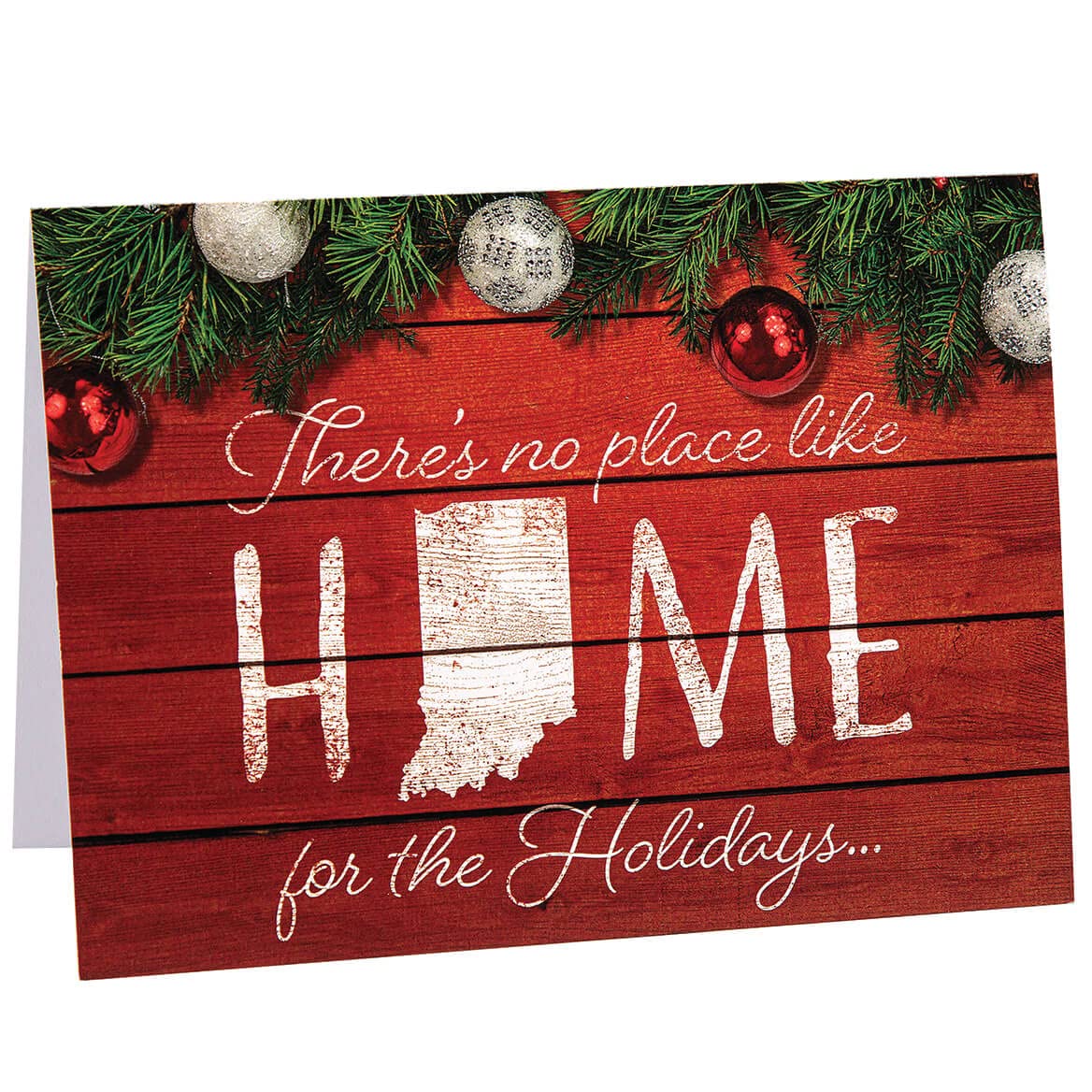 Fox Valley Traders Custom Home State Christmas Card set of 20, Indiana
