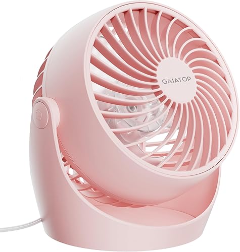 Gaiatop Ventilador de escritorio, ventilador eléctrico portátil de escritorio de 5 pulgadas, pequeño pero potente con 3 velocidades de inclinación disponible en Yaxa Costa Rica
