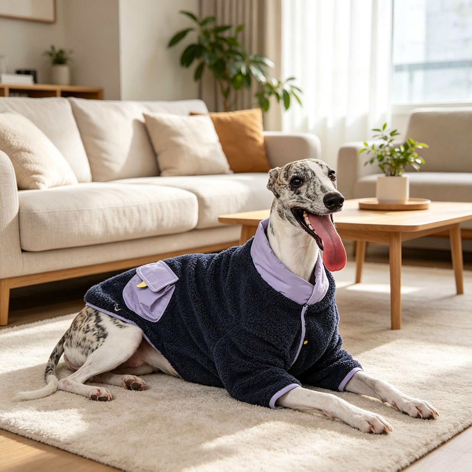 Indietro Abbigliamento per cani per razze Whippet, XXL, N XXL