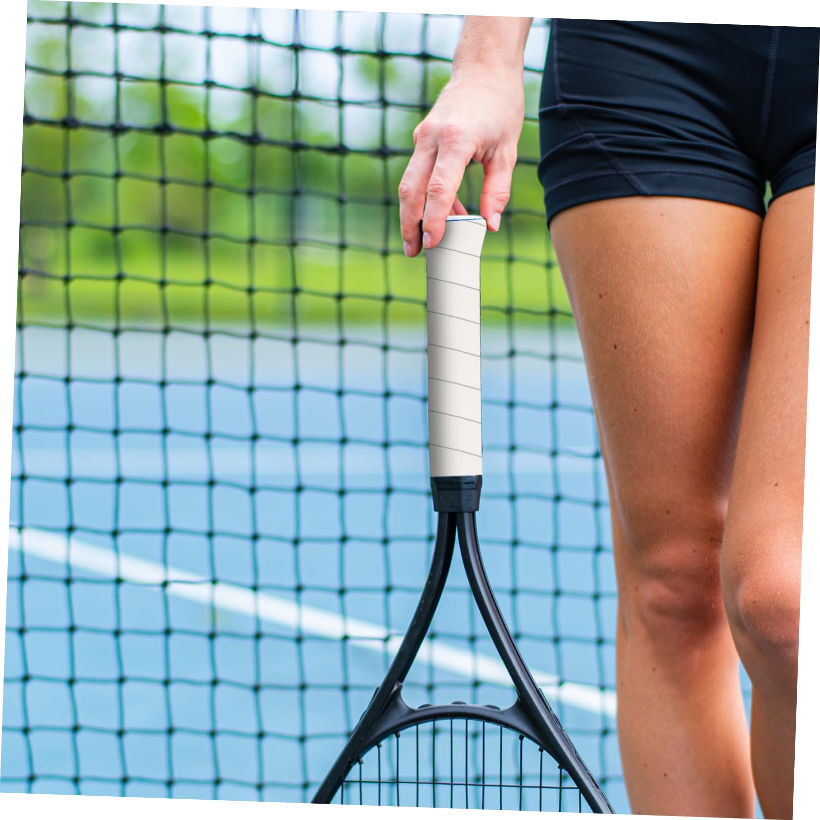 BESPORTBLE 4 di Nastro per Racchetta da Tennis Nastro per Telaio di Racchetta Facile da Staccare Nastro per Racchetta