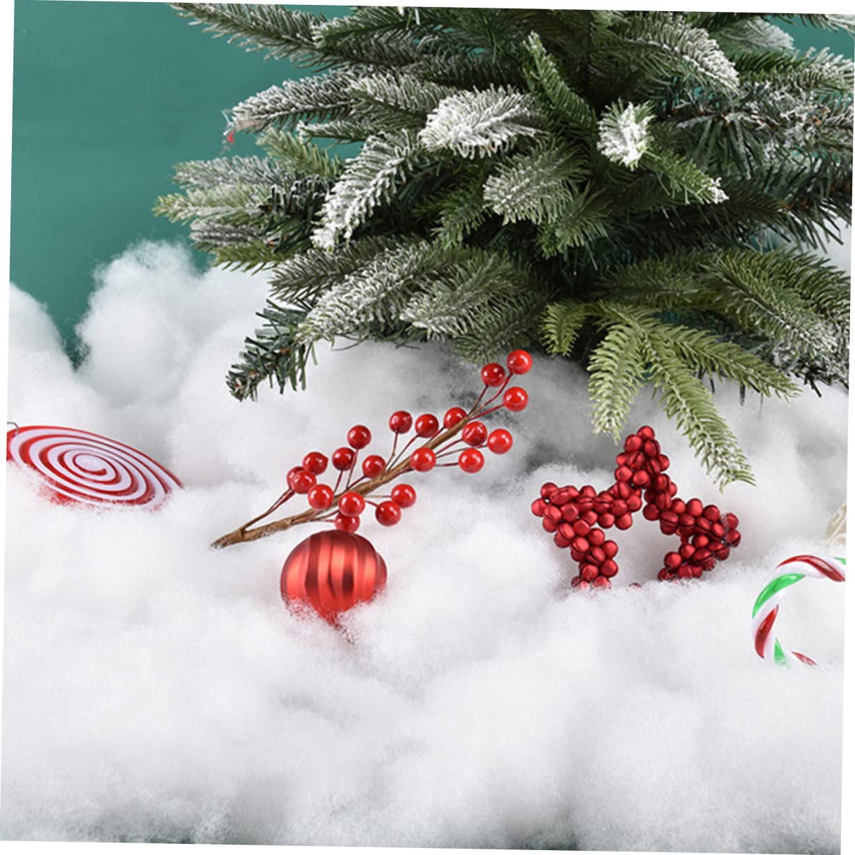 TOPBATHY 3st Schneedecke Kunstschnee Für Das Weihnachtsdorf Urlaub Schnee Dekorieren Weihnachtsdorf-Display-Requisite Weihnachtsdorf Zubehör Weihnachtsdorf Schnee Weiß Das Haustier