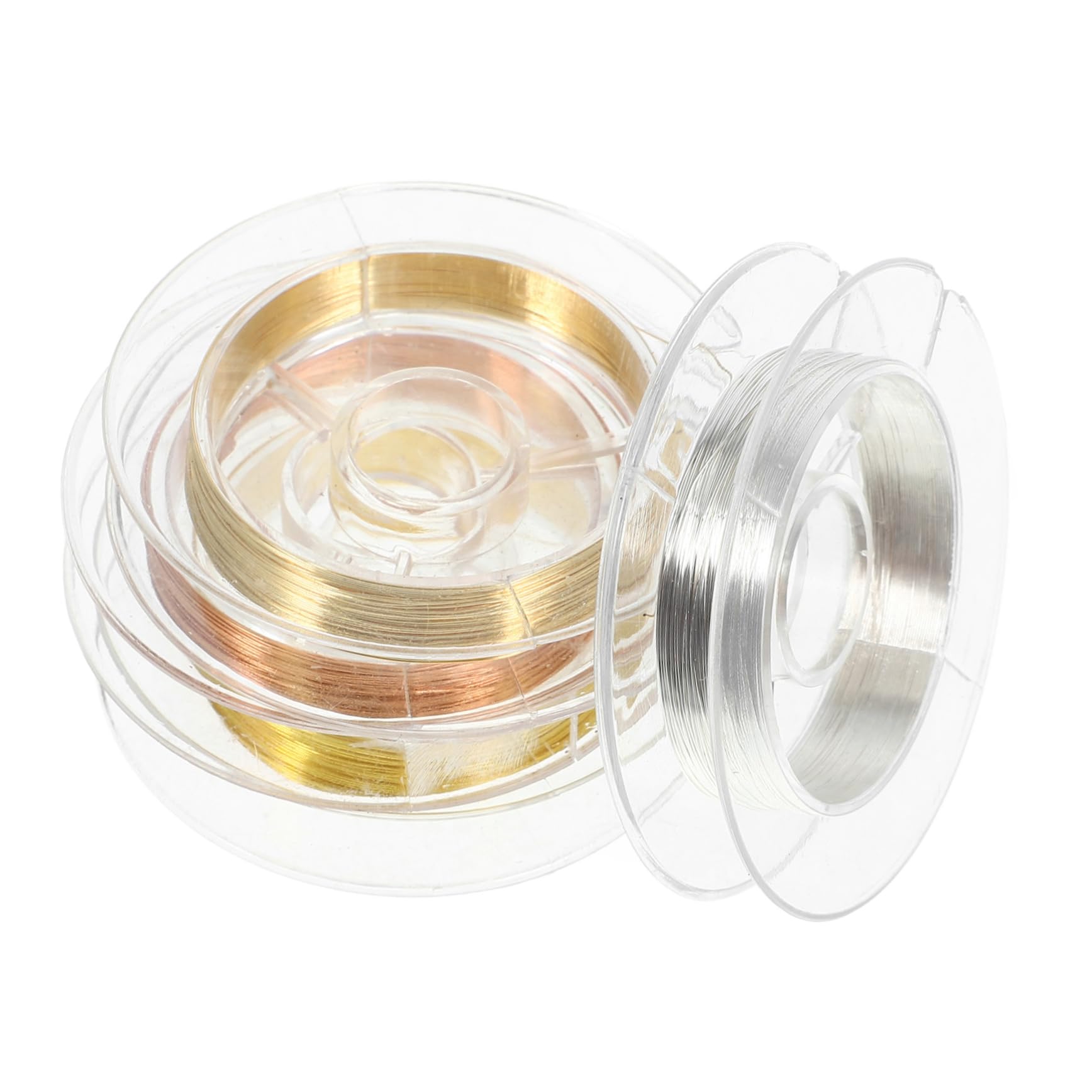 Ipetboom 4Rolls Nail Art Copper Wire Fine Wire for Nail Art Decoration Includes for Nail Design Highlights