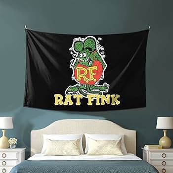 ラットフィンク タペストリー Amazon.co.jp: ラットフィンク タペストリー おしゃれ壁掛け
